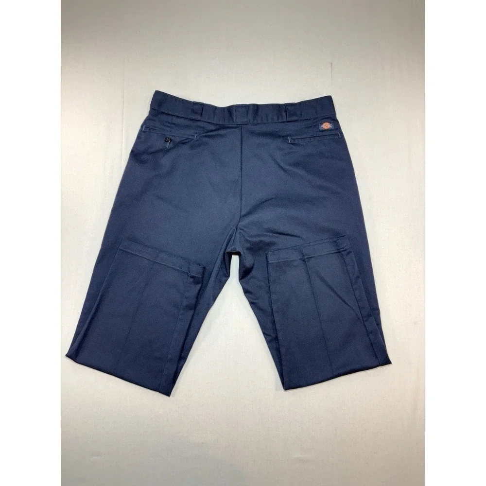 Dickies 874 Original Fit Flex Work Pants Navy Blue 44x30 Mens Straight Leg